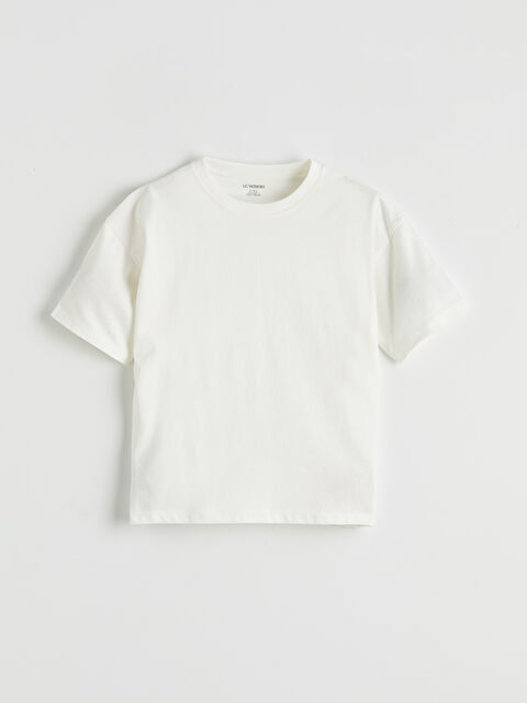 LCW Kids Bisiklet Yaka Erkek Çocuk Tişört - S6OJ54Z1-R9J