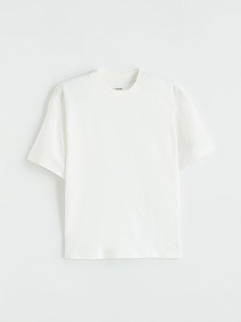 LCW Kids Bisiklet Yaka Erkek Çocuk Tişört - S6OJ55Z1-R9J