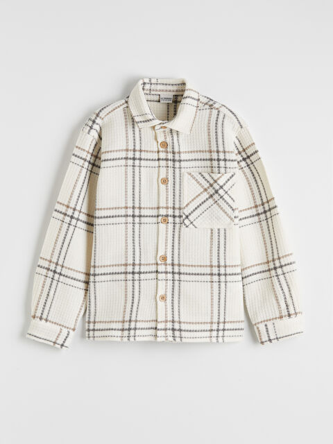 LCW Kids Ekose Uzun Kollu Erkek Çocuk Gömlek - S6OJ56Z4-LLX