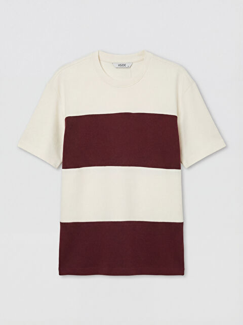 XSIDE Bisiklet Yaka Renk Bloklu Erkek Tişört - S6OJ59Z8-J0S