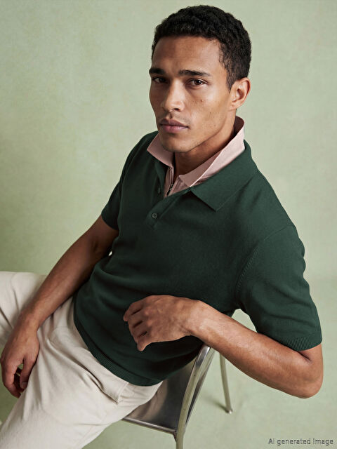 SOUTHBLUE Polo Yaka Erkek Triko Tişört