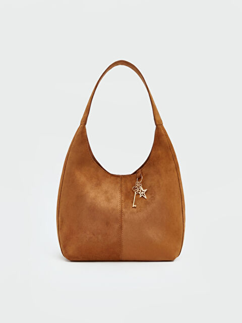 LCW ACCESSORIES Süet Görünümlü Kadın Omuz Çantası - S6OJ89Z4-JX1