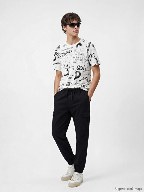 XSIDE Standart Kalıp Kargo Jogger Erkek Pantolon - S6OK35Z8-RQL