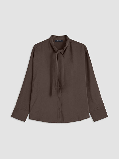 LCW Vision Fular Yaka Kadın Gömlek - S6OK58Z8-D2N