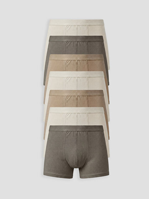 LC WAIKIKI Standart Kalıp Pamuklu Esnek Erkek Boxer 7'li - S6OK69Z8-H3Z