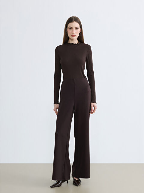 LCW Modest Beli Lastikli Soft Touch Kadın Eşofman Altı - S6OL09Z8-HMK