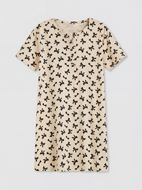 LCW DREAM Fiyonk Desenli Hamile Gecelik - S6OL86Z8-LQB