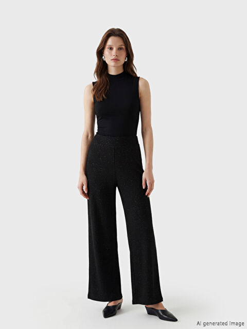 LCW Modest Parlak Görünümlü Kadın Eşofman Altı