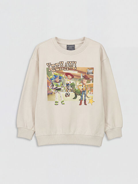 LCW Kids Toy Story Baskılı Erkek Çocuk Sweatshirt - S6C003Z1-FXP