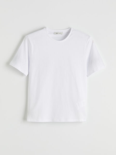 LCW Vision Bisiklet Yaka Kadın Tişört - S6F007Z8-Q6K