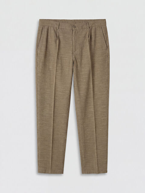 SOUTHBLUE Regular Fit Keten Karışımlı Erkek Pileli Pantolon