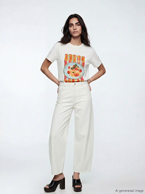 LCW Vision Barrel Fit Kadın Jean Pantolon - S6F010Z8-844