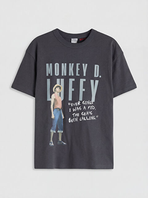 LCW Kids Bisiklet Yaka One Piece Baskılı Erkek Çocuk Tişört - S6A011Z4-R4Q