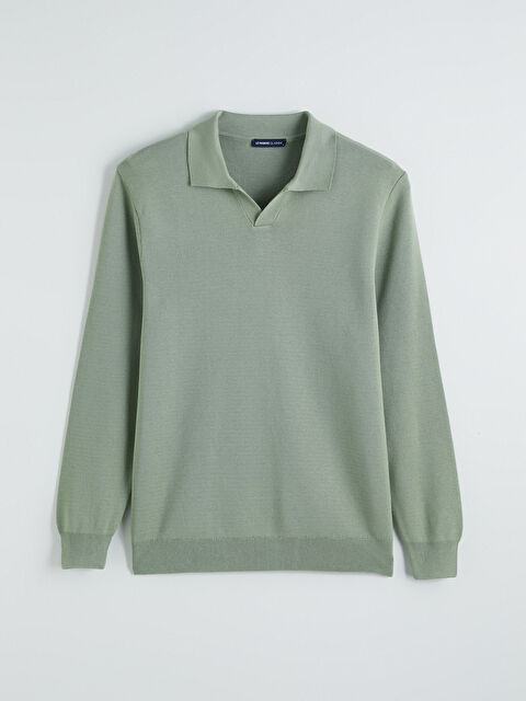 LCWAIKIKI Classic Polo Yaka Erkek Triko Kazak - S6B011Z8-QZJ