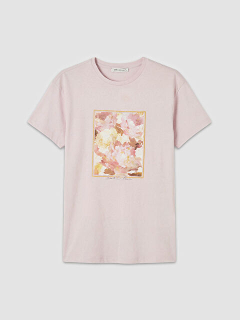 LCWAIKIKI Classic Woman LILAC T-Shirt