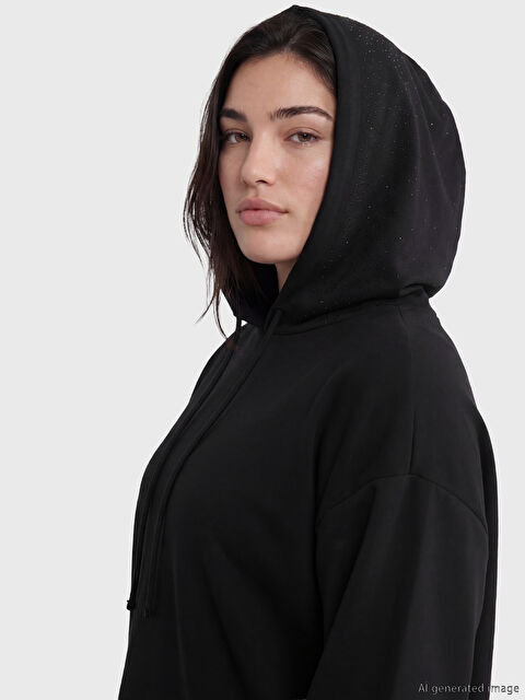 Soulife Petite Taşlı Kadın Hoodie