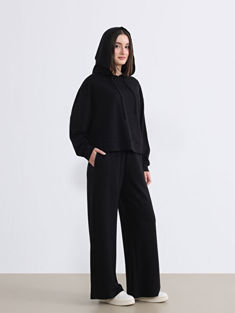 Soulife Petite Beli Lastikli Taşlı Kadın Eşofman Altı - S6D036Z8-CVL