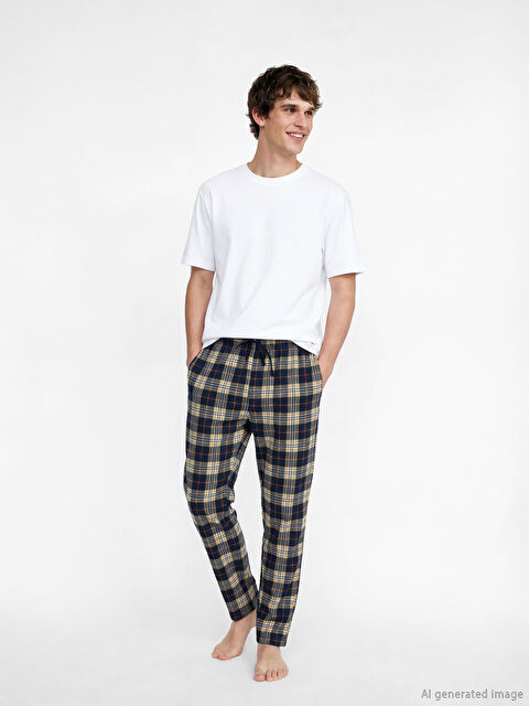 LC WAIKIKI Standart Kalıp Ekose Erkek Pijama Altı - S6B037Z8-LQB