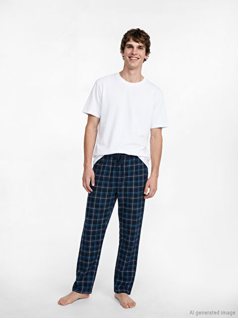 LC WAIKIKI Standart Kalıp Ekose Erkek Pijama Altı - S6F038Z8-LSJ