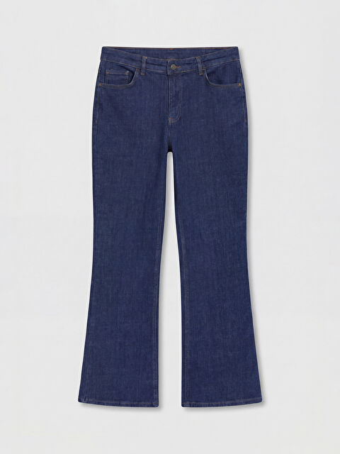 LCW Jeans Yüksek Bel Flare Kadın Jean Pantolon