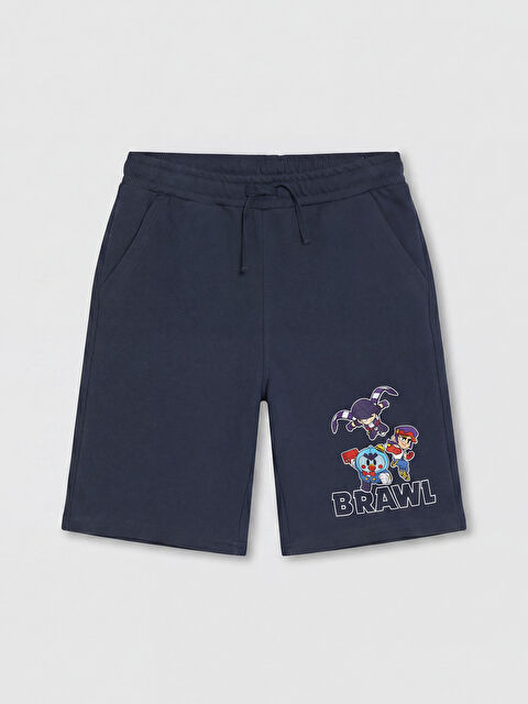 LCW Kids Brawl Stars Baskılı Erkek Çocuk Şort
