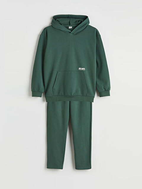 LCW Kids NYC Baskılı Erkek Çocuk Eşofman Takım - S6B046Z4-HFB