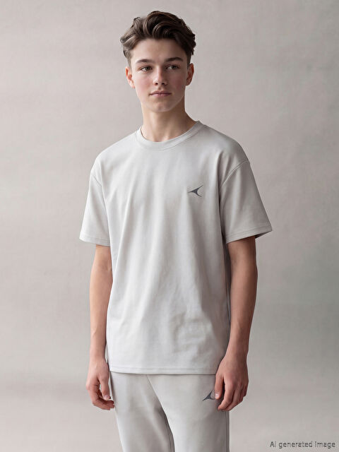 LCW Kids Baskılı Erkek Çocuk Soft Touch Tişört