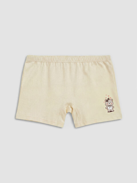 LCW Kids Kız Çocuk Baskılı Boxer - S6B051Z1-FDN