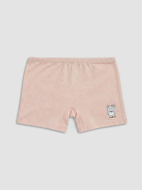 LCW Kids Kız Çocuk Baskılı Boxer - S6B051Z1-FDZ