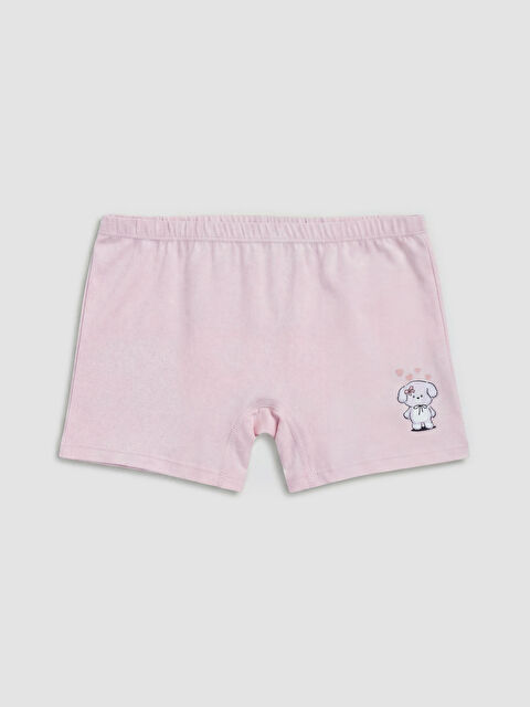 LCW Kids Kız Çocuk Baskılı Boxer - S6B051Z1-FR0