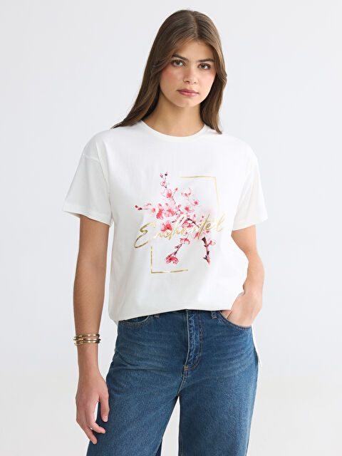 LCW EVERYDAY Woman WHITE T-Shirt