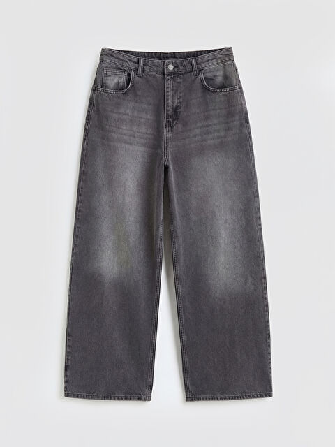 LCW Jeans Baggy Fit Kadın Jean Pantolon - S6B062Z8-GRD