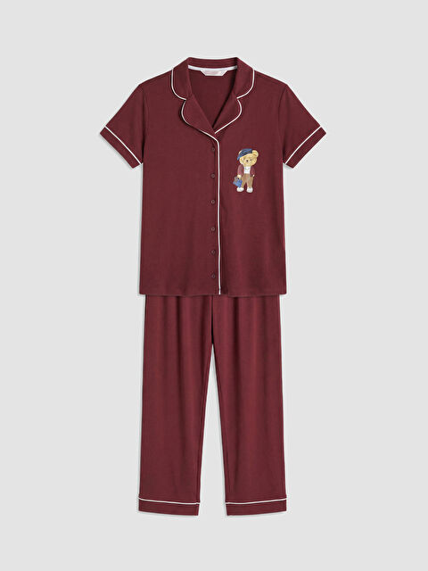 LCW DREAM Ayı Teddy Baskılı Kadın Pijama Takım