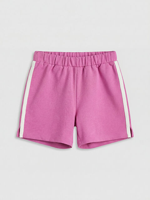 LCW Kids Beli Lastikli Kız Çocuk Şort