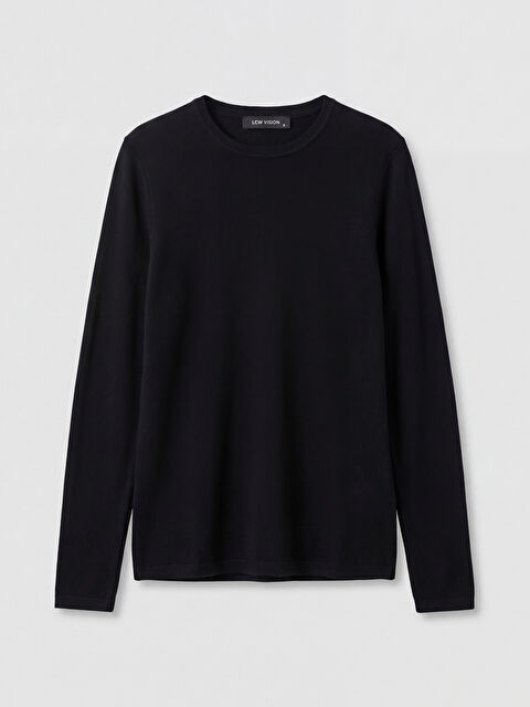 LCW Vision Bisiklet Yaka Uzun Kollu Bluz - S6B082Z8-CVL