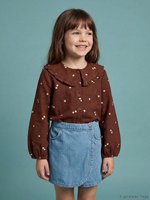 LCW Kids Djevojka SMEĐA Košulja - S6F087Z1-LQY