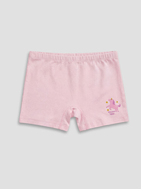 LCW Kids Baskılı Kız Çocuk Boxer - S6E088Z1-QVS