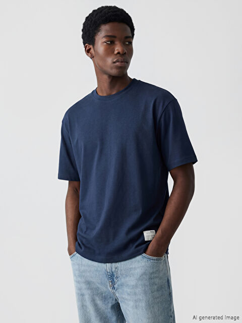 XSIDE Bisiklet Yaka Erkek Tişört