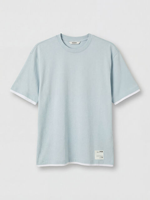 XSIDE Bisiklet Yaka Penye Erkek Tişört