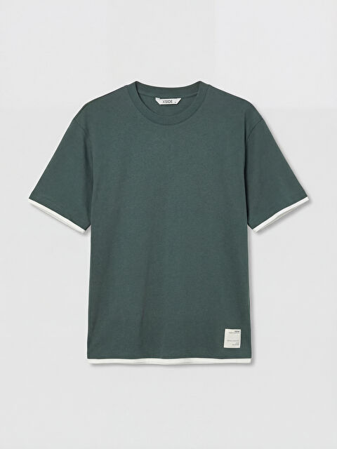 XSIDE Bisiklet Yaka Penye Erkek Tişört