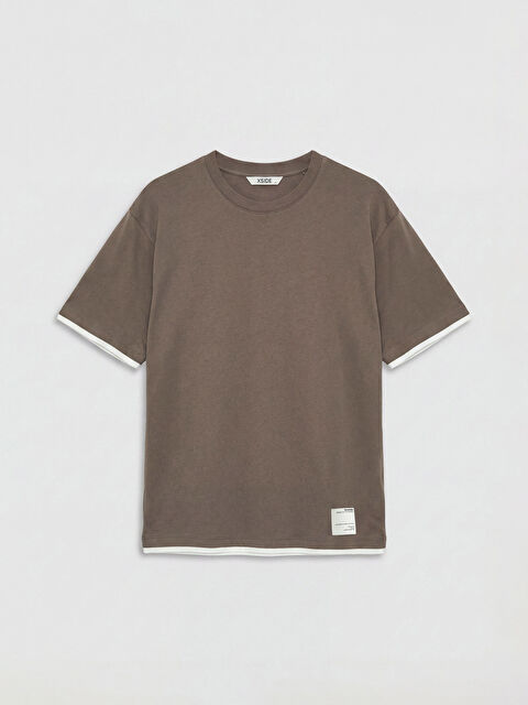 XSIDE Bisiklet Yaka Penye Erkek Tişört