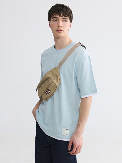 XSIDE Bisiklet Yaka Penye Erkek Tişört