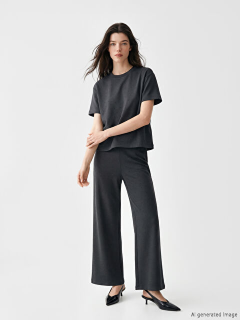 LCW Comfort Soft Touch Taşlı Kadın Eşofman Altı