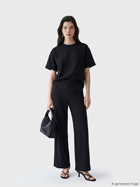 LCW Comfort Beli Lastikli Soft Touch Kadın Eşofman Altı