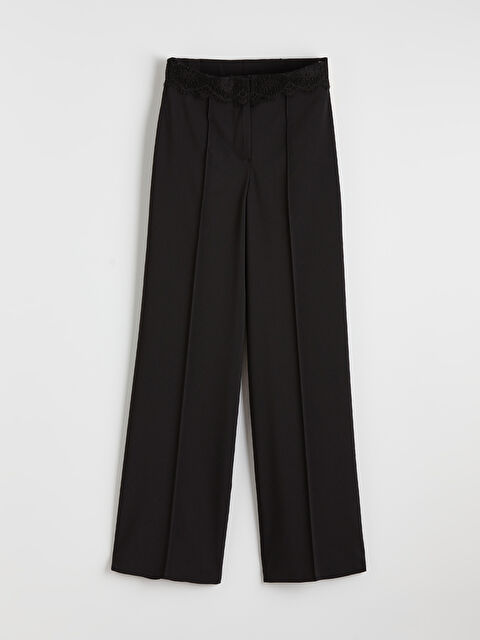 LCW Vision Standart Fit Dantel Detaylı Kadın Pantolon - S6OM58Z8-CVL