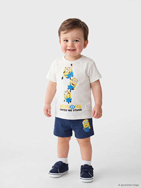 LCW baby Minions Baskılı Erkek Bebek Takım