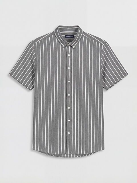 LCWAIKIKI Classic Regular Fit Çizgili Erkek Gömlek - S6F114Z8-LEX