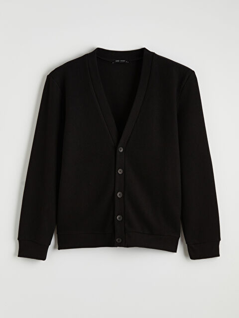 LCW Vision V Yaka Erkek Hırka - S6A118Z8-CVL