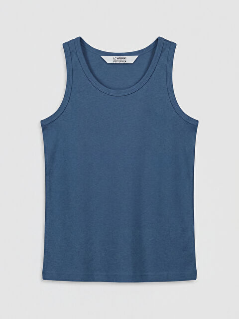 LCW Kids Bisiklet Yaka Erkek Çocuk Atlet - S6D119Z4-Q6K