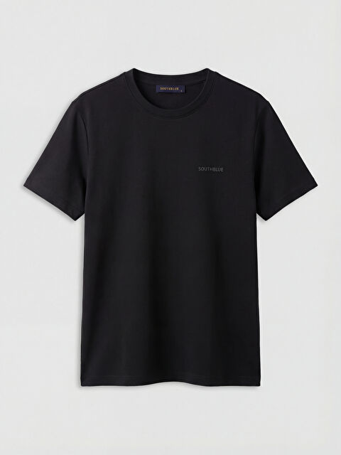 SOUTHBLUE Bisiklet Yaka Baskılı Erkek Tişört - S6A123Z8-CVL